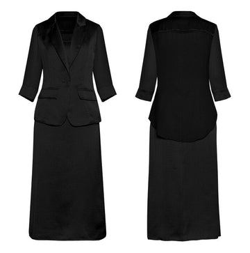 Dress Suits Women Two Piece Sets Blazer Suit Jacket Elegant Ladies Office Wear Runway Designer High Quality Work Formal Clothing